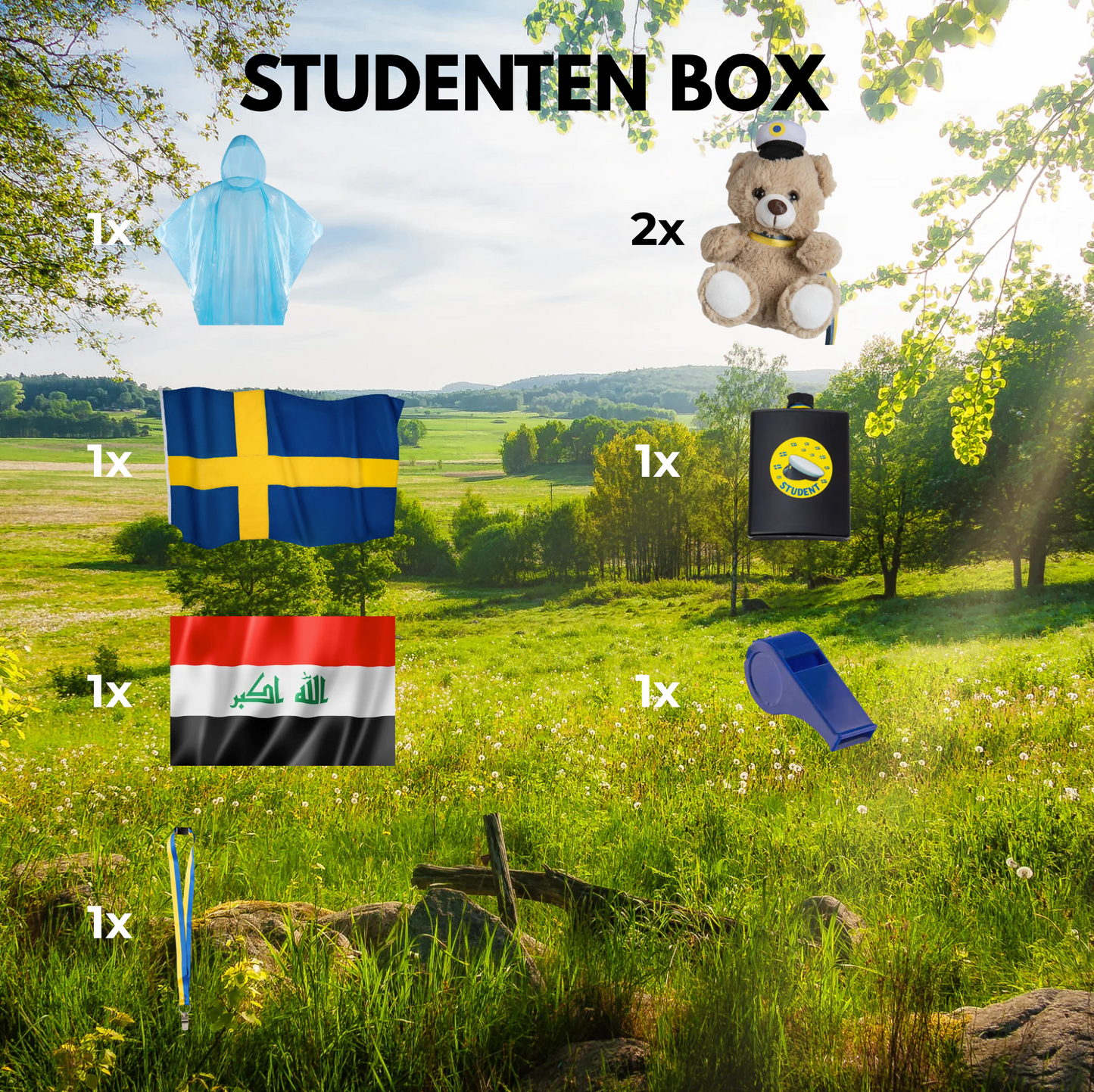 Studentflak Box 2026 – Allt du behöver för studenten