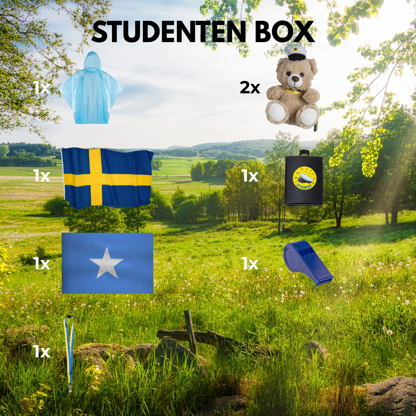 Studentflak Box 2026 – Allt du behöver för studenten