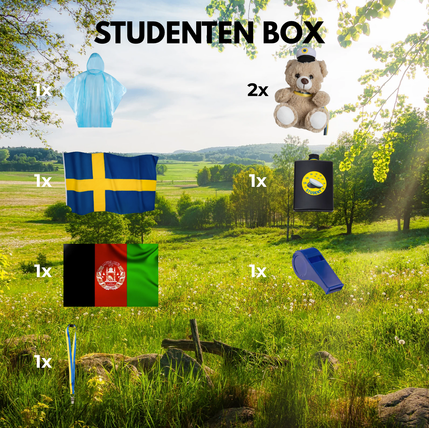 Studentflak Box 2026 – Allt du behöver för studenten