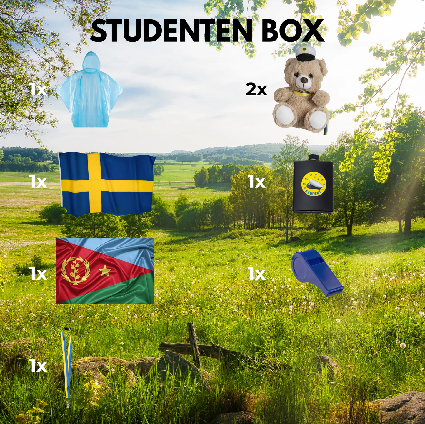 Studentflak Box 2026 – Allt du behöver för studenten