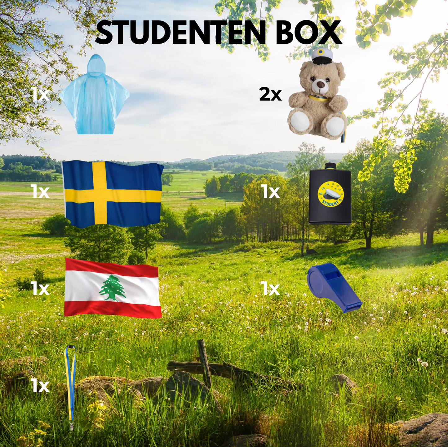 Studentflak Box 2026 – Allt du behöver för studenten